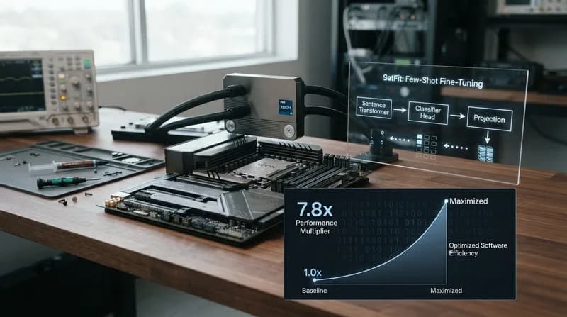 Optimizarea inferenței AI: cum poți crește performanța SetFit de 7,8 ori pe procesoare Intel Xeon