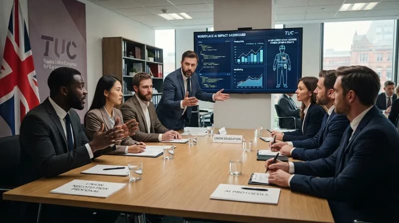 Sindicatele britanice cer drept de negociere pentru angajați privind implementarea AI la locul de muncă