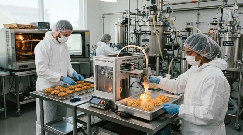 Cercetători susținuți de NASA transformă deșeurile de plastic în biscuiți proteici comestibili