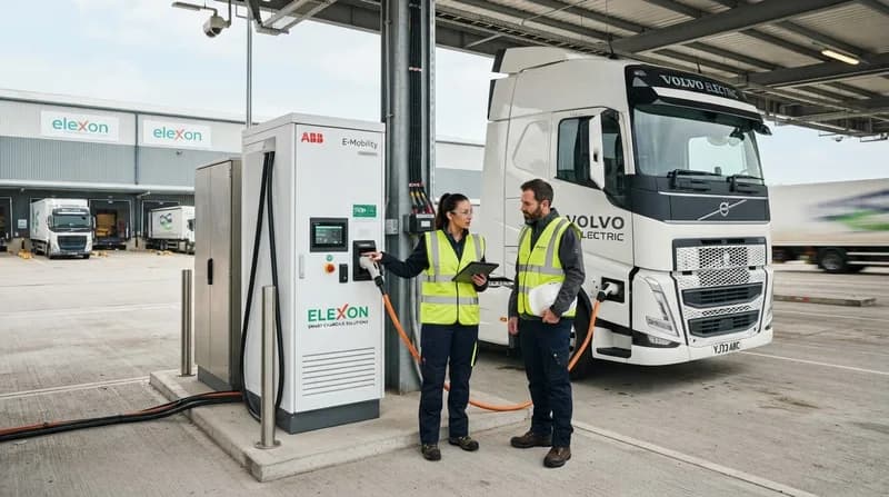 ABB E-Mobility and Elexon Forge Strategic Alliance to Supercharge Fleet Depot Electrification