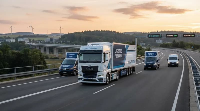 MAN redefine logistica pe distanțe lungi cu noile eTGX și autoutilitare electrice specializate