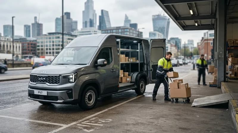 Kia Expands Commercial EV Ambitions with the High-Capacity PV7 Van