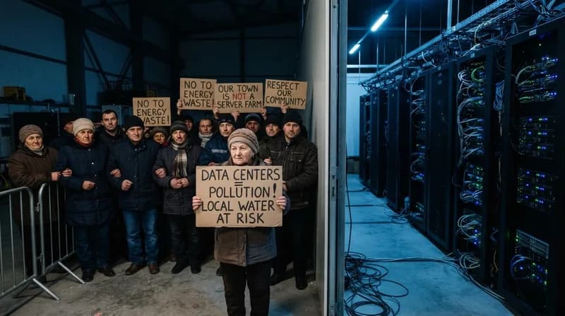 The Grassroots Rebellion Against the AI Data Center Gold Rush