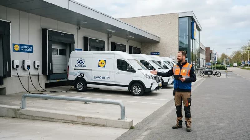 Lidl Reaches Major Milestone in Fully Electric Dutch Logistics