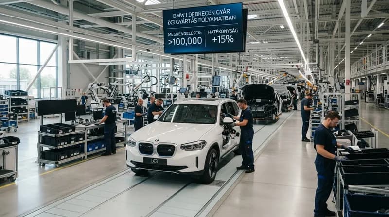 BMW accelerează producția la Debrețin pe fondul cererii masive pentru iX3, care a depășit 100.000 de comenzi