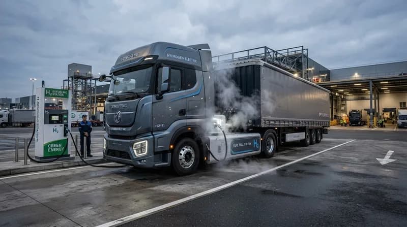 Dongfeng provoacă logistica pe distanțe lungi cu o autonomie de 1.700 km pe hidrogen
