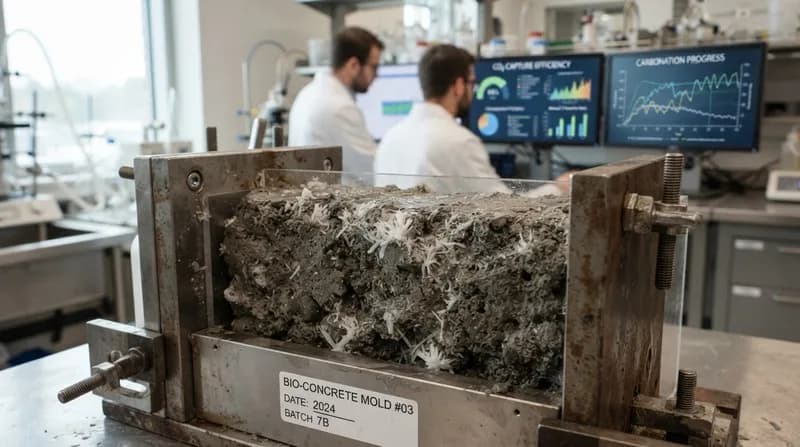 Engineers Develop 'Living' Concrete That Hardens While Cleaning the Air