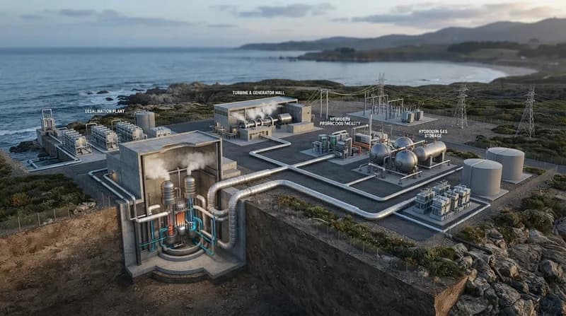 Inovația tri-generării: cum pot reactoarele modulare mici să rezolve crizele de energie, apă și combustibil