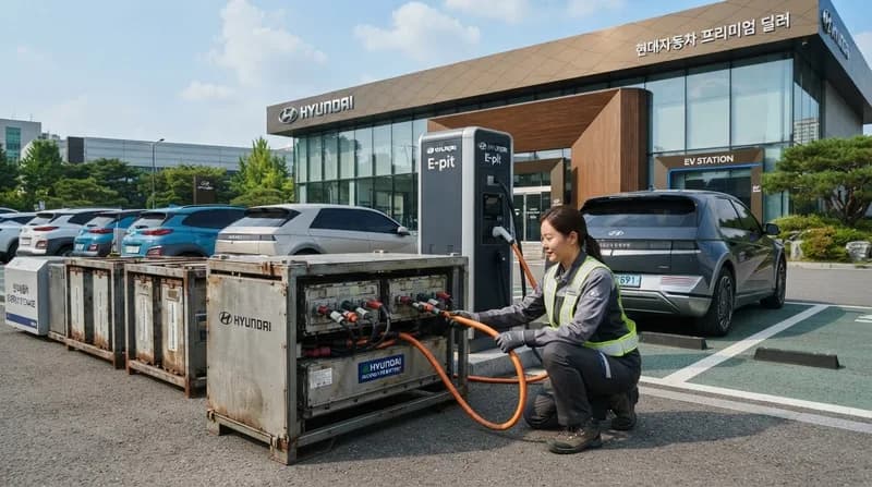 Hyundai and LGES Turn Retired EV Packs into Charging Powerhouses