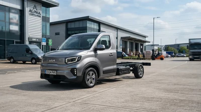 Kia Streamlines UK Commercial EV Offering with PV5 Chassis Long Range