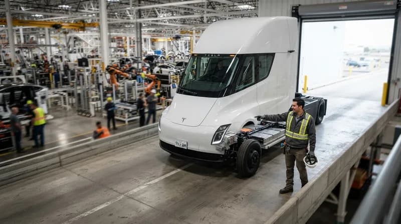 Tesla Ramps Up: Series Production Officially Begins for the Semi