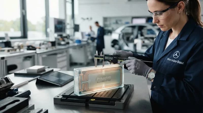 Mercedes-Benz Accelerates Solid-State Battery Testing with ProLogium’s Gen4 Technology