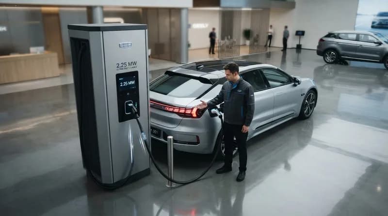 Geely lansează un sistem de încărcare de 2,25 MW, schimbând radical realimentarea mașinilor electrice
