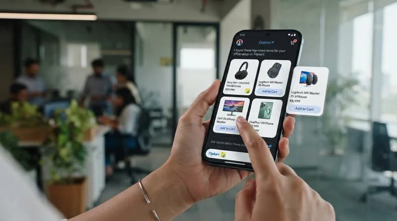 Google transformă Gemini într-o platformă de shopping prin integrarea cu Flipkart