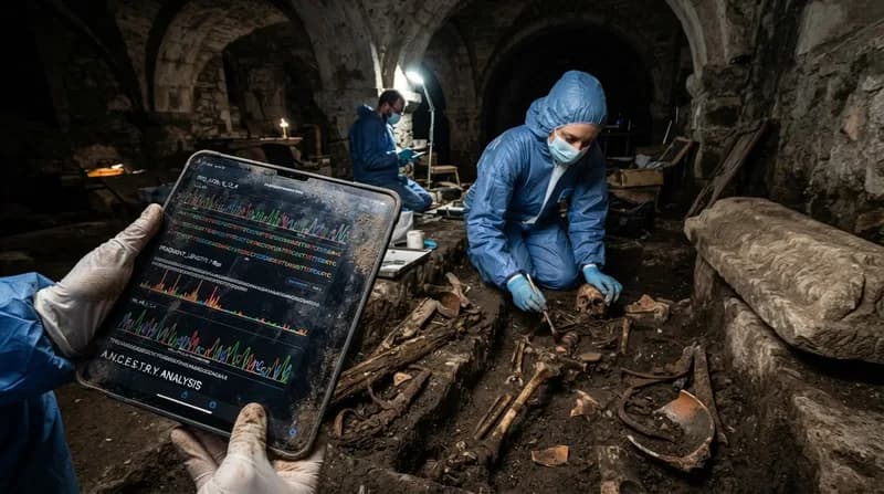 Deciphering the Grave: DNA Reveals Medieval Burial Myths