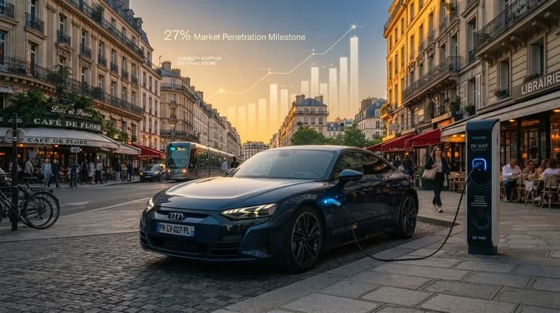 Avansul electric în Europa: mașinile pe baterii depășesc pragul de 27% cotă de piață