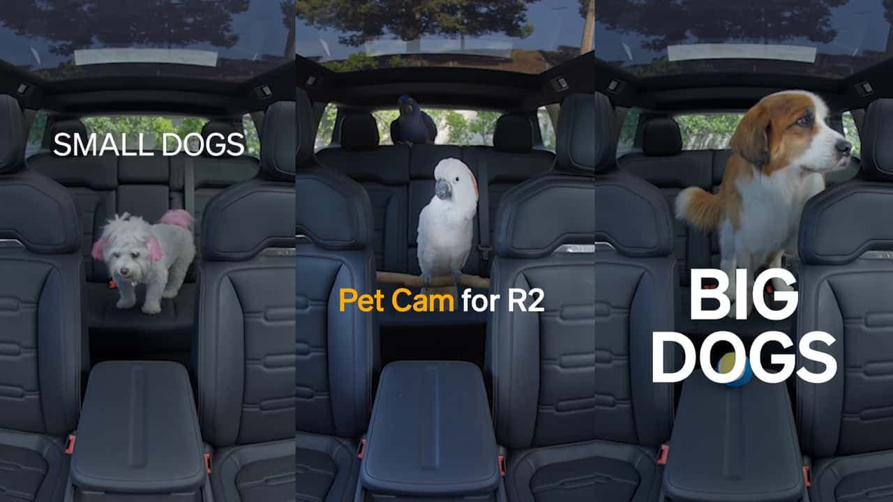 Rivian Unveils Pet Cam Feature for R2: High-Tech Peace of Mind for Owners
