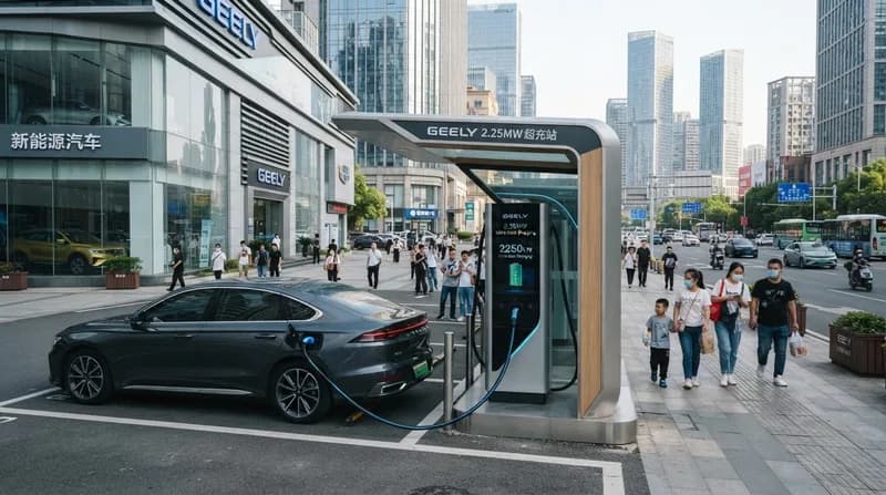 Geely Unleashes 2.25 MW Charging Infrastructure in Strategic China Rollout