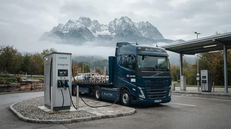 Siemens and OMV Launch High-Power Charging Hub on Key European Transit Route