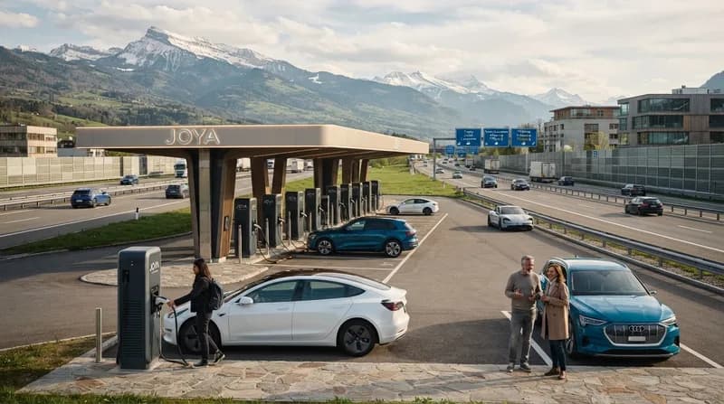 Joya Emerges as Switzerland’s Largest EV Charging Powerhouse