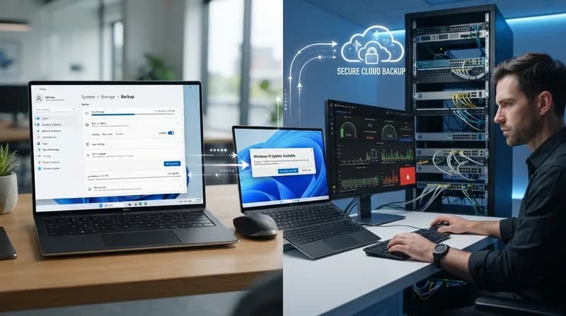 Windows 11 26H2 Update Makes Cloud-Based Settings Backup Mandatory by Default