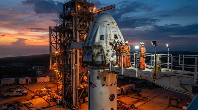 SpaceX pregătește ultima misiune cu echipaj pentru o capsulă Dragon veterană