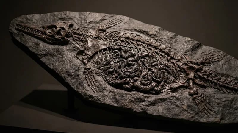 A 245-Million-Year-Old Snapshot: Fossil Reveals Earliest Known Reptilian Digestive System