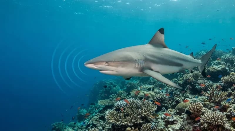 Acoustic Predators: New Study Reveals Sharks Pinpoint Sounds from 250 Feet Away