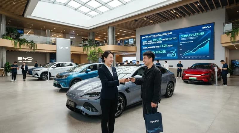 BYD Hits Record-Breaking September as Global EV Demand Surges