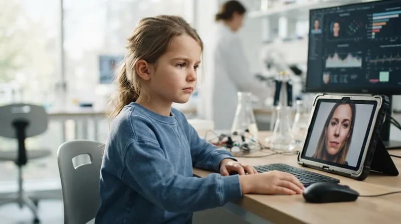Monitorizarea privirii: cum trădează mișcările ochilor riscul de depresie la copii