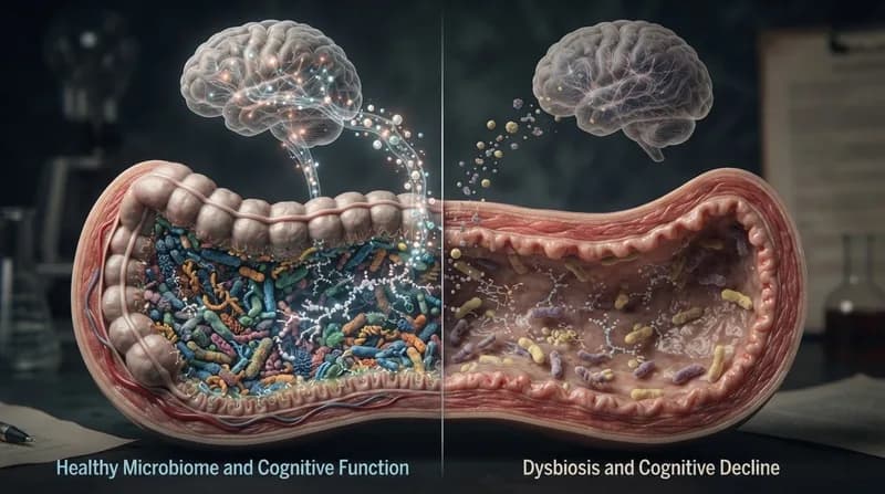The Microbial Clock: How Your Gut Microbiome Predicts Brain Aging