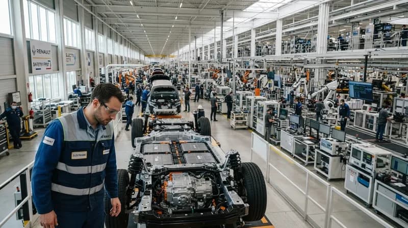 Renault investește 10 miliarde de euro în producția franceză de vehicule electrice