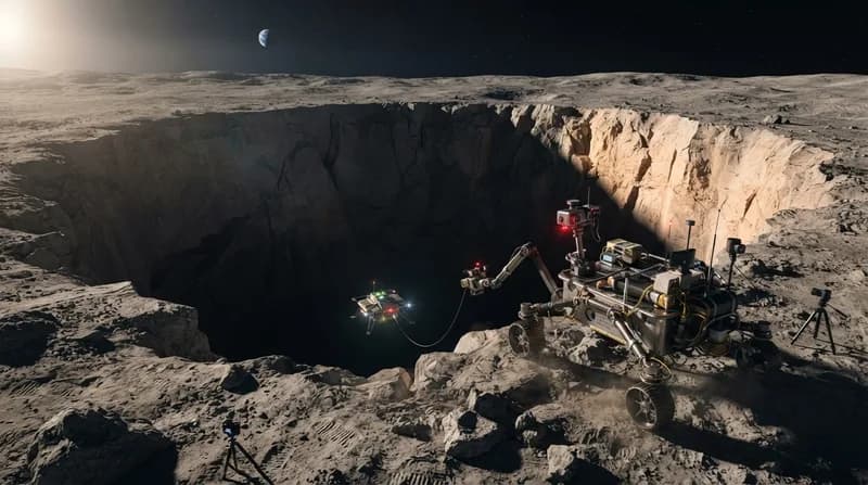 NASA aprobă o misiune ambițioasă pentru explorarea misterioaselor caverne lunare