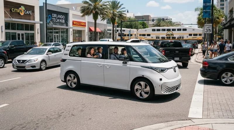 Volkswagen ID. Buzz AD a pornit pe străzile americane într-un test de rulare autonomă