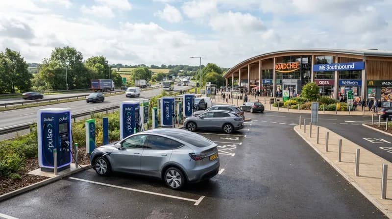 Roadchef și BP Pulse anunță un parteneriat strategic pentru stațiile de încărcare de pe autostrăzile din Regatul Unit