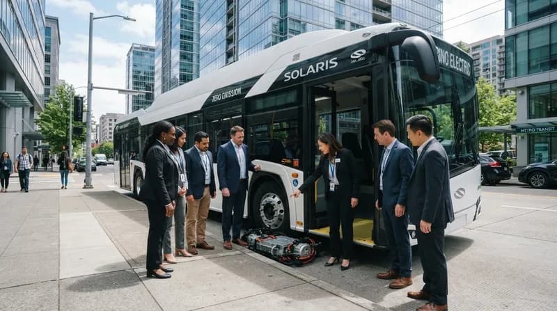 Solaris Makes North American Debut with All-New Urbino 40 Electric Bus