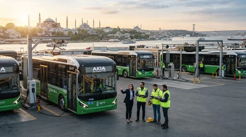 Istanbul accelerează: Akia Automotive câștigă un contract major pentru autobuze electrice
