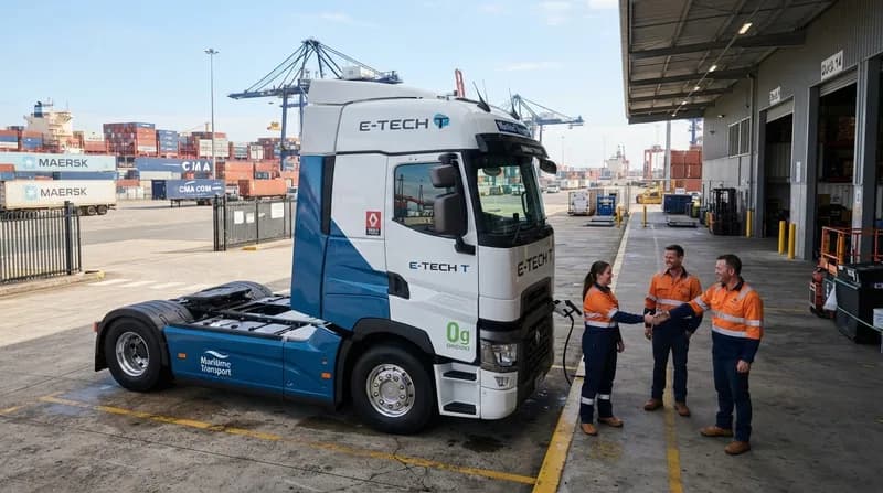 Maritime Transport își extinde flota cu emisii zero folosind unități Renault E-Tech T