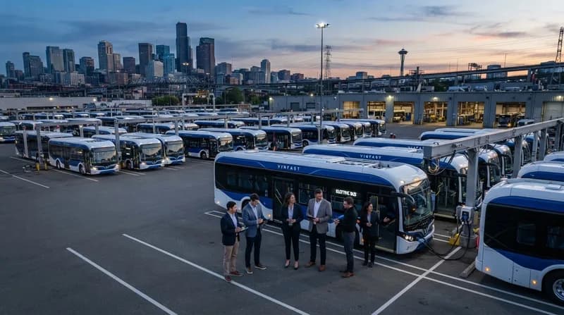 VinFast plănuiește o extindere majoră pe piața autobuzelor electrice din SUA până în 2028