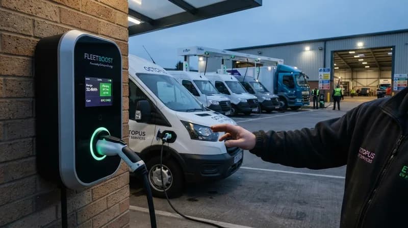 Octopus Energy lansează FleetBoost pentru a reduce costurile de încărcare pentru flotele comerciale EV