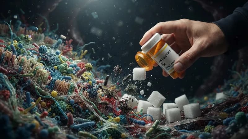 Sugar Intake Could Be Fueling Microbiome Damage During Antibiotic Treatment