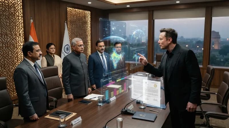 Elon Musk Lashes Out at Market Barriers Facing Starlink in India