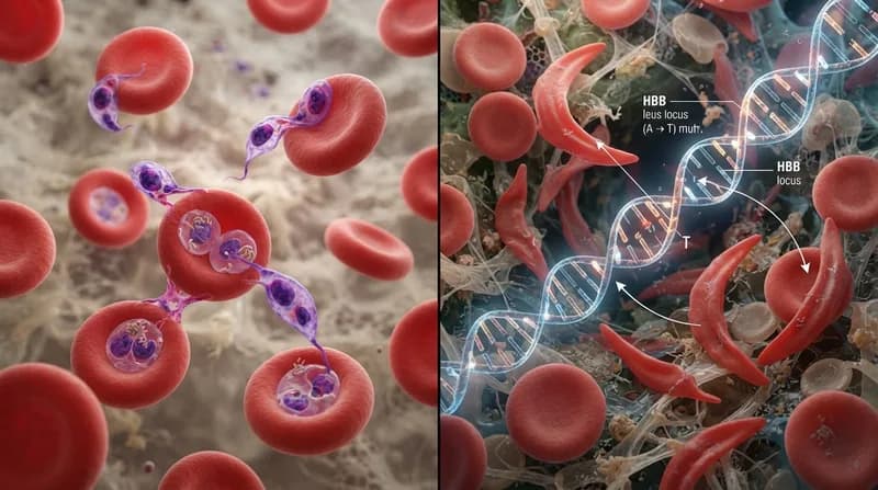 Hidden in Plain Sight: New Discoveries in Malaria and Sickle Cell Evolution