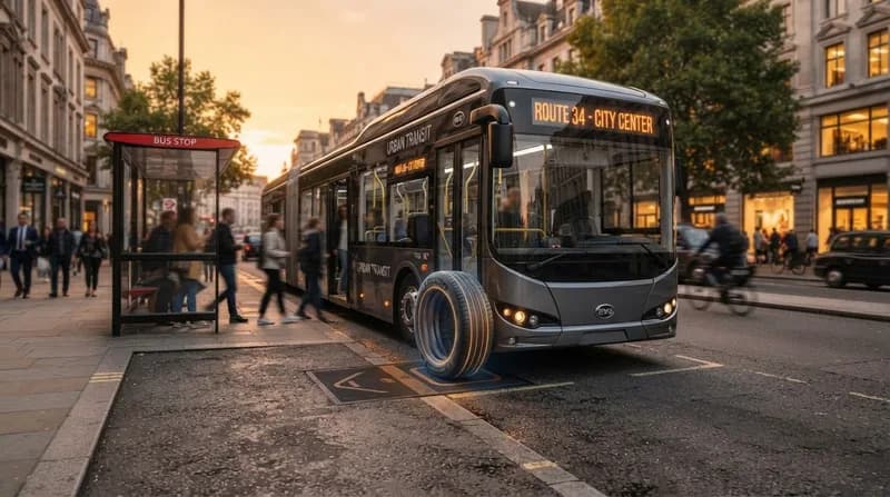 Revolutionizing Transit: How Winduction Turns Bus Tires Into Charging Ports
