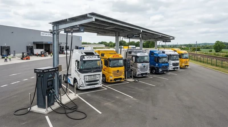Voltix Launches France’s Most Powerful Charging Hub for Heavy-Duty Electric Trucks