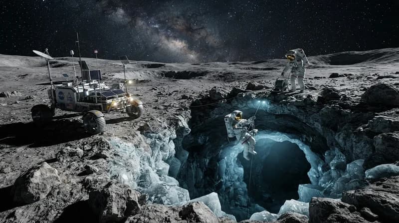 NASA lansează o amplă misiune de explorare a Lunii: căutarea peșterilor subterane și a resurselor vitale