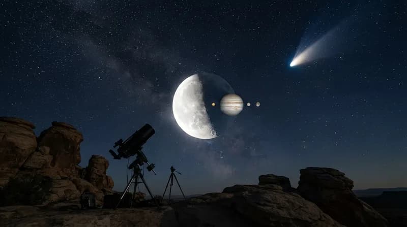Spectacole cosmice: patru evenimente astronomice de neratat în octombrie