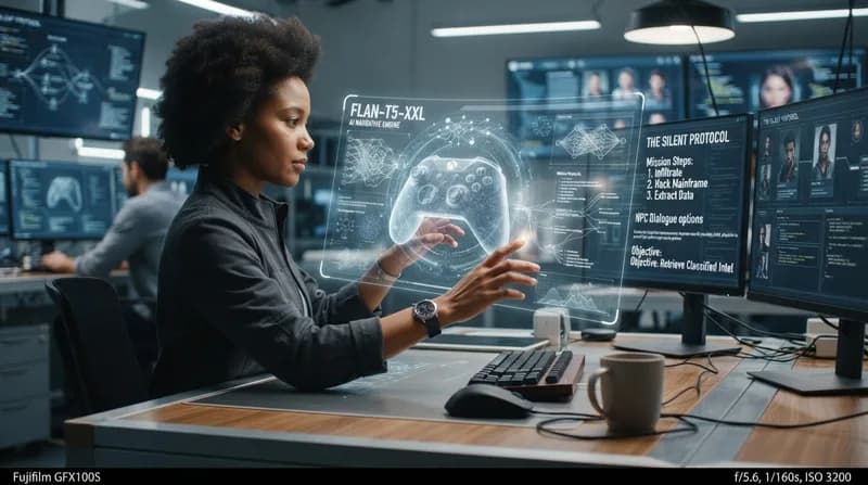 Leveling Up Narrative Design with Google’s Flan-T5-XXL