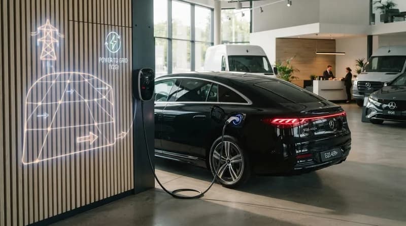 Mercedes-Benz Unveils Bidirectional V2G Charging Package for German Market