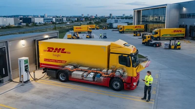 DHL Freight Scales Up Electrification with SuperPanther eTopas 600